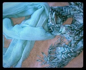 2 Light Weight Scarves